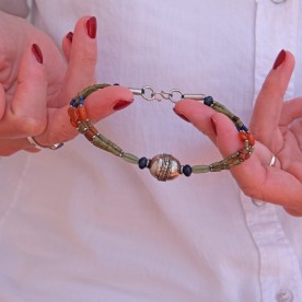 Large Bracelet "Amber Look" Fashion jewellery Opulent Women's Jewelry JEWELRY