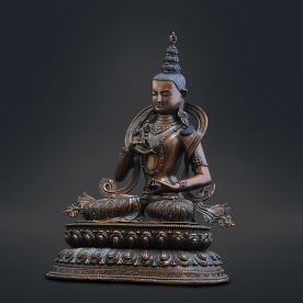 Dorje Sempa Buddha Vajrasattva Statue Nepal 12,5 Kg Figur Skulptur Nepalbuddha