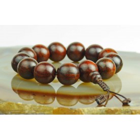 Ball bracelet with genuine sandalwood beads